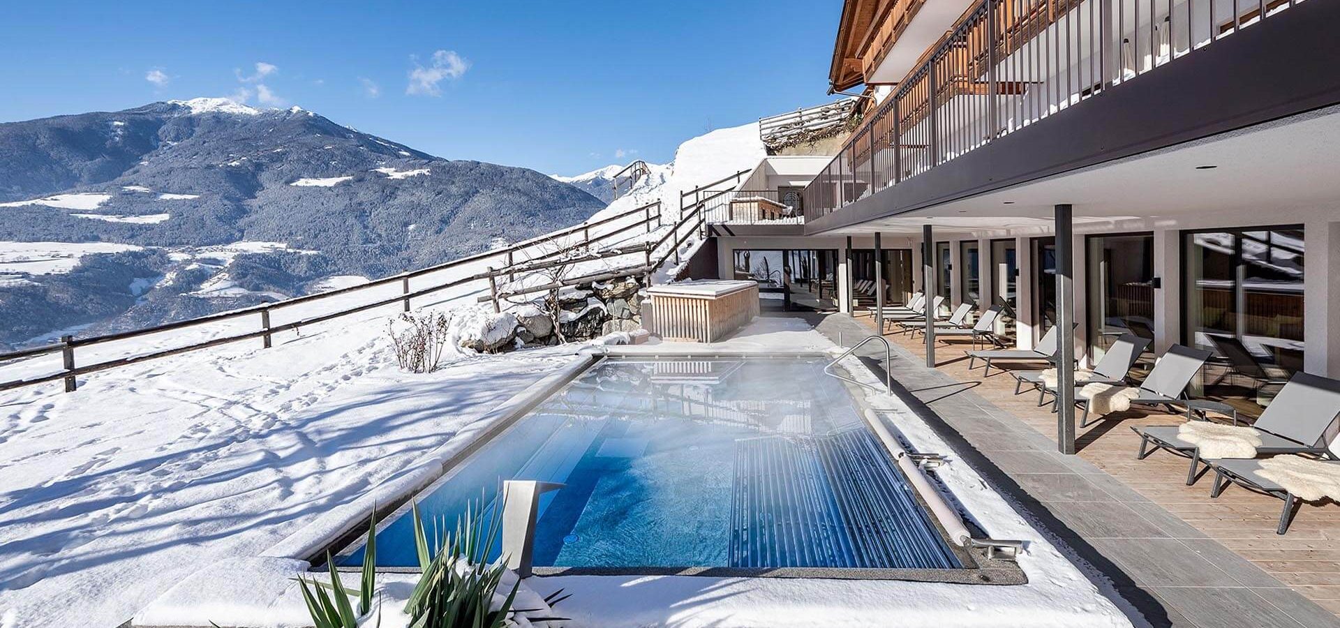 Relax im Winter - Wellnesshotel bei Brixen in Südtirol 
