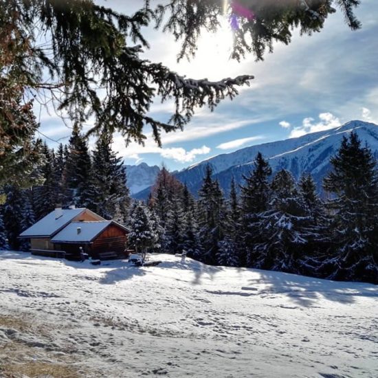 Alpine hut on the Lüsneralm
